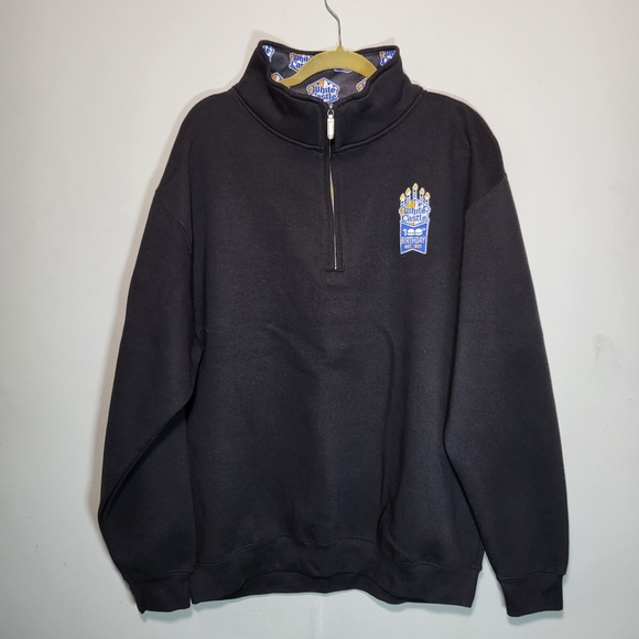 WHITE CASTLE NWOT Men's Pullover | size XL | Quarter Zip | Logo - Picture 1 of 10